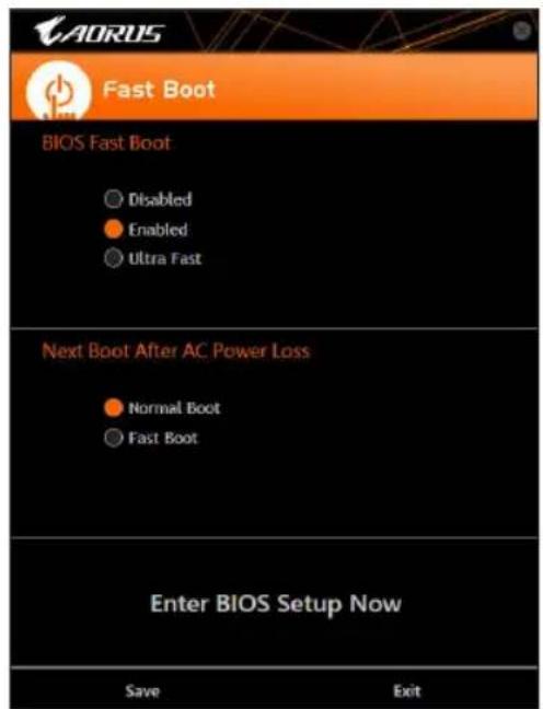 GIGABYTE Z590 Aorus Master - Fast Boot ニncyフイス - 1
