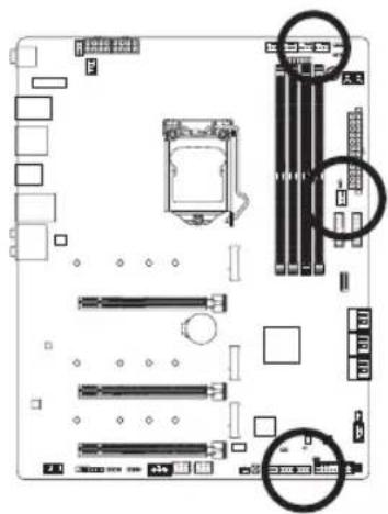 GIGABYTE Z590 Aorus Master - 5) SYS_FAN5/6/7/8_PUMP（SttesTUMFAN冰冷PON用 - 1