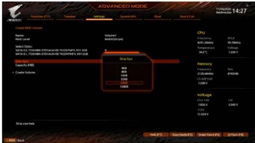 GIGABYTE Z590 Aorus Master - C.UEFI RAIDの設定 - 3