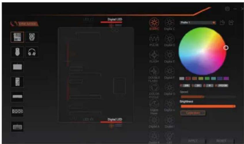 GIGABYTE Z590 Aorus Master - RGB Fusion 使用方法 - 1