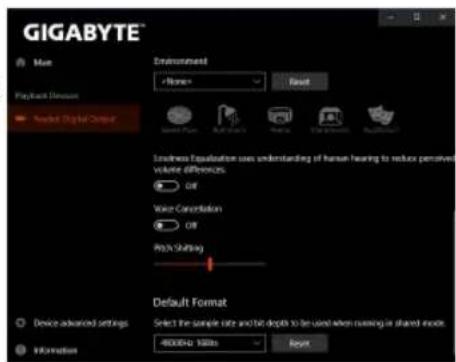 GIGABYTE Z590 Aorus Master - 2.S/PDIF出力を設定する： - 1