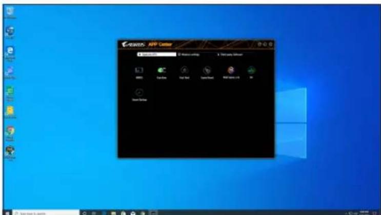 GIGABYTE Z590 Aorus Master - APP Centerの実行 - 1