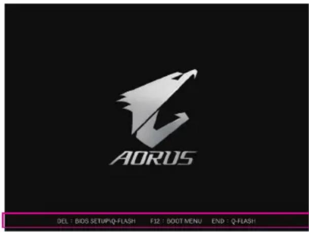 GIGABYTE Z590 Aorus Master - 2-1 起動画面 - 1