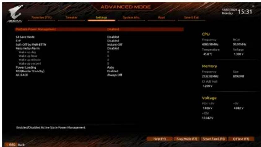 GIGABYTE Z590 Aorus Master - Platform Power - 1