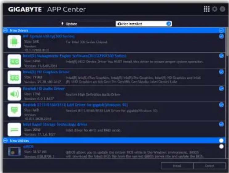 GIGABYTE Z590 Aorus Elite AX - 3-3 ドライバのインストール - 2