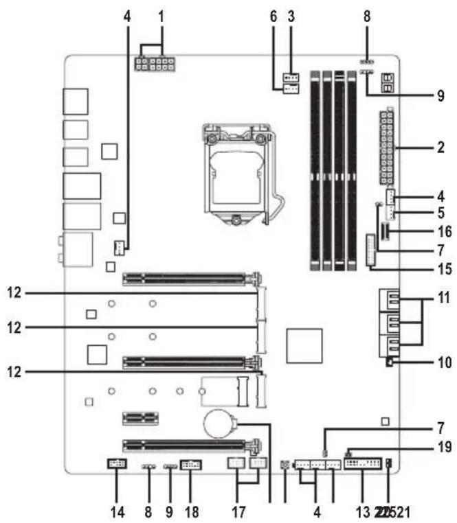 GIGABYTE Z590 Vision D - 1-8 内部 ネネケタ一 - 1