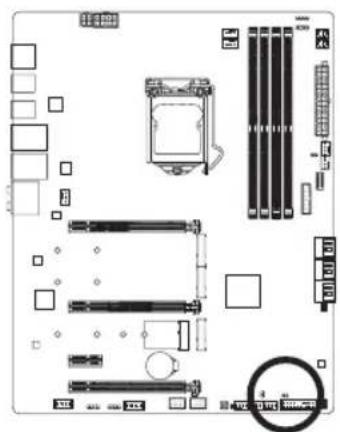 GIGABYTE Z590 Vision D - 19)CLR_CMOS (CMOSケリアジン八十 - 1