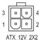 GIGABYTE Z590 Vision D - 1/2)ATX_12V_2X2/ATX_12V_2X4/ATX(2x2、2x4 12V電源コネケロー2x12メイン電源コネケー) - 3