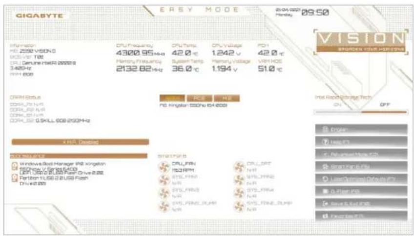 GIGABYTE Z590 Vision D - B.Easy Mode (Easy- - 1