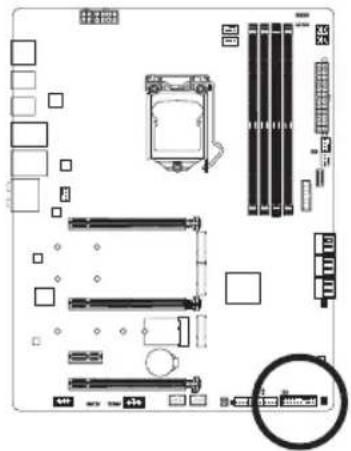 GIGABYTE Z590 Vision D - 13) F PANEL (前面八彌ルハツダ) - 1