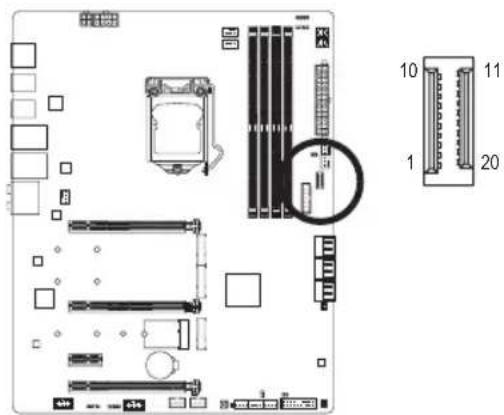 GIGABYTE Z590 Vision D - 15) F_U320G (USB 3.2 Gen 2x2 に対応する USB Type-C® ハツダ) - 1