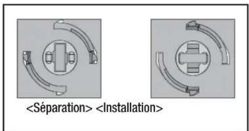 Hanwha SRN473S - Prudence lors de l'installation du casier - 2