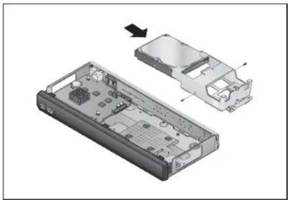 Hanwha SRN473S - Comment installer un disque dur dans le modèle srn-473s - 4