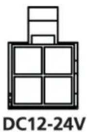 Hanwha SRM872 - Connecteur de courant - 1