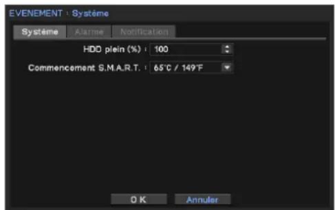 Hanwha SRM872 - Notification système - 1