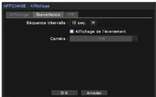 Hanwha SRM872 - Affichage d'écran sur un événement - 1