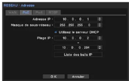Hanwha SRM872 - Paramétrage poe [alimentation sur ethernet] - 1