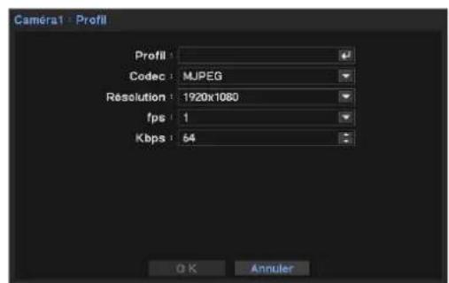 Hanwha SRM872 - Ajouter un profil - 3