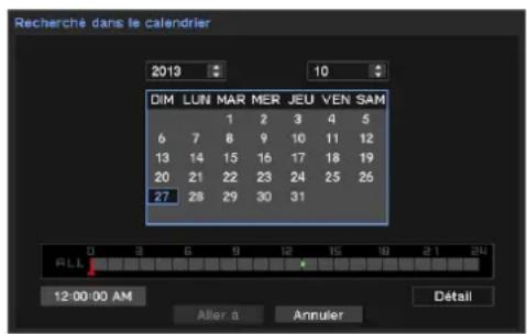 Hanwha SRM872 - Recherche dans calendrier - 1