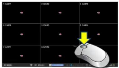 Hanwha SRM872 - Menu de contexte en direct - 1