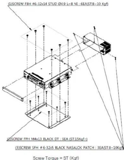Hanwha SRM872 - Démonter les supports - 2