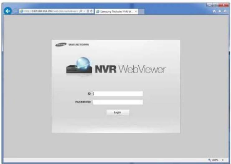 Hanwha SRM872 - Accès au client web - 1