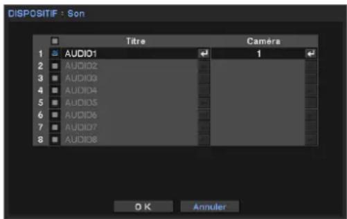 Hanwha SRM872 - Se connecter à l'audio - 1