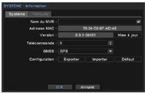 Hanwha SRM872 - Paramétrage des informations générales - 1