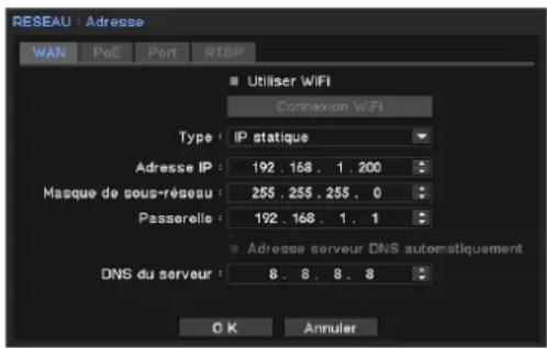 Hanwha SRM872 - Paramétrer l'adresse IP - 1