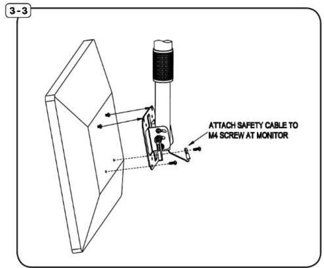 Hanwha SBP59PVMB - 2-1 ATTACHING MONITOR - 5
