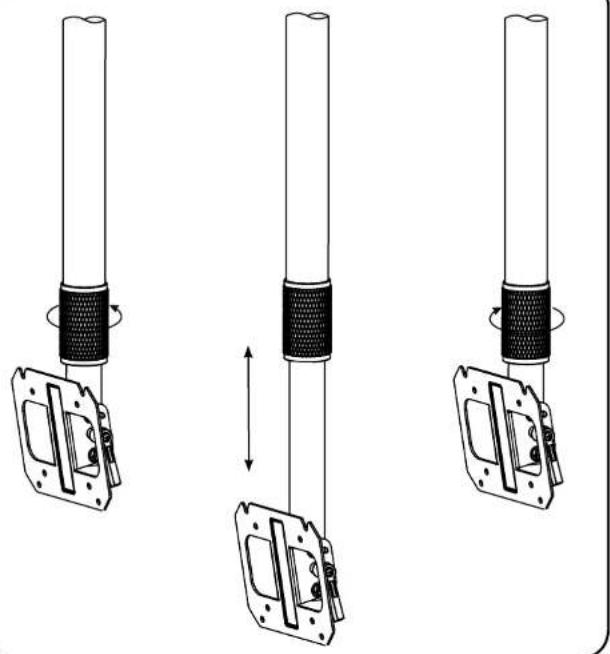 Hanwha SBP59PVMB - 2-1 ATTACHING MONITOR - 1
