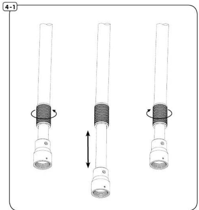 Hanwha SBP302CMAS - SECURE TO CEILING ADAPTER - 3