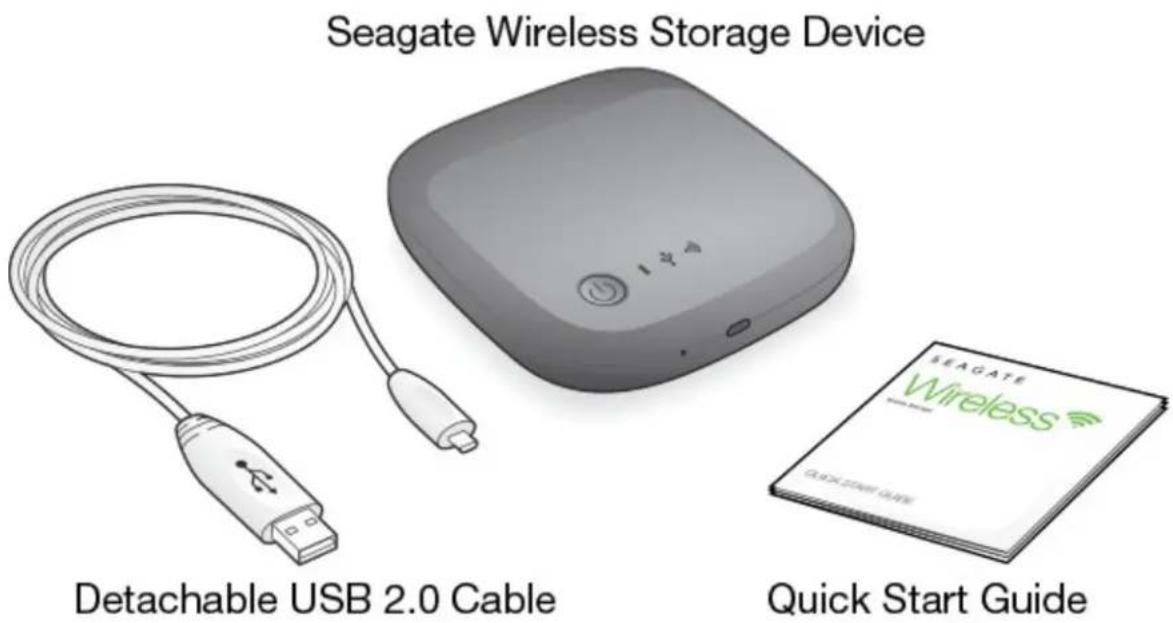 SEAGATE Wireless 1AYBA5 - Contenu de l'emballage - 1