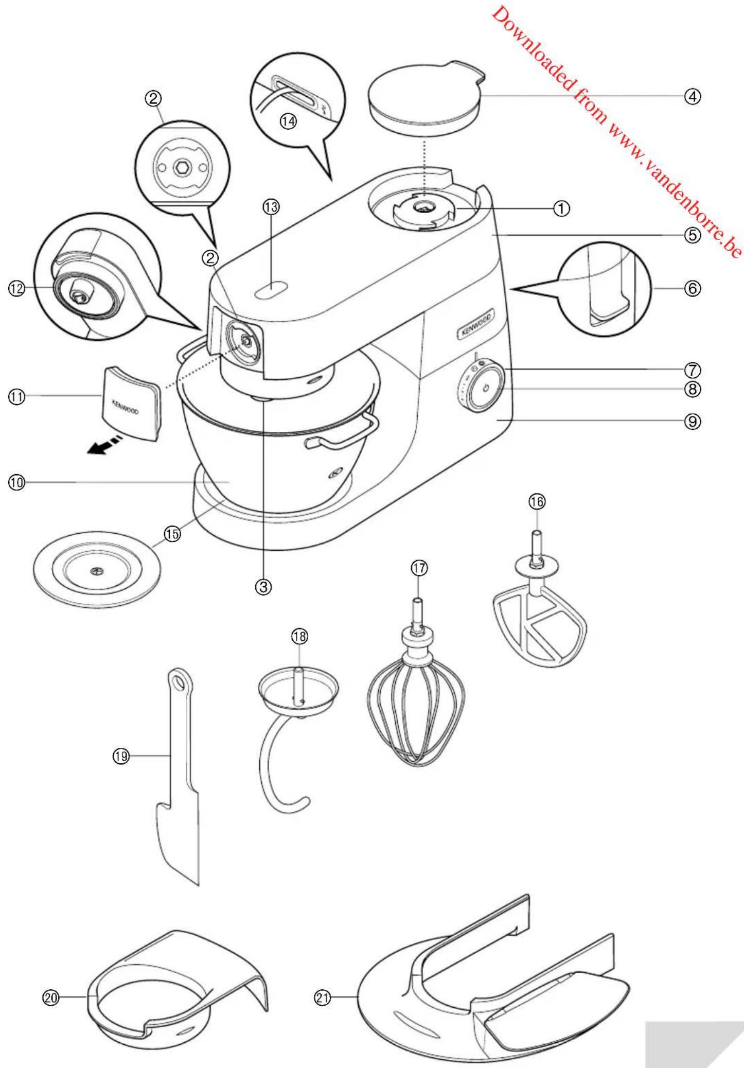 KENWOOD Chef Titanium XL KVL80 - 3