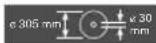 BOSCH GCM 18V305 GDC Professional - Symboles et leur signification - 2