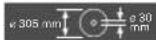 BOSCH GCM 18V305 GDC Professional - Symbols and their Meaning - 3