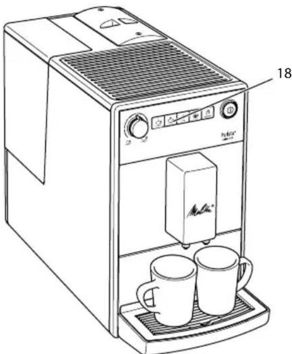MELITTA Purista F230101 - Preparing two coffee beverages simultaneously - 1