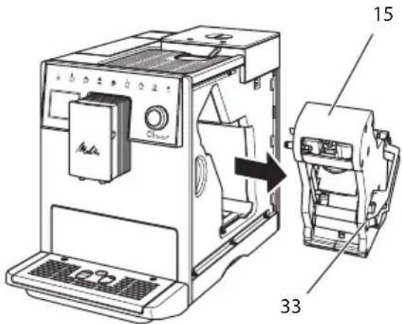 MELITTA CI Touch F630101 - Rengøring af brygenheden - 2