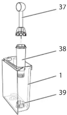 MELITTA CI Touch F630101 - Using a water filter - 1