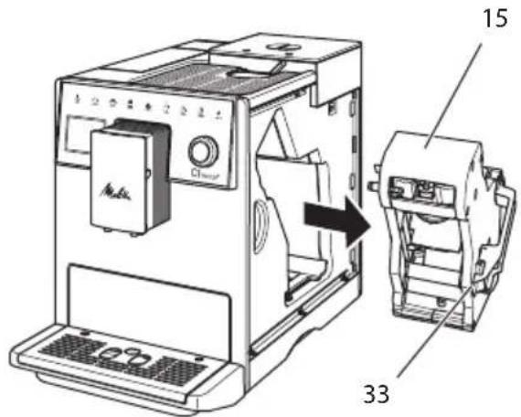 MELITTA CI Touch F630101 - Cleaning the brewing unit - 2
