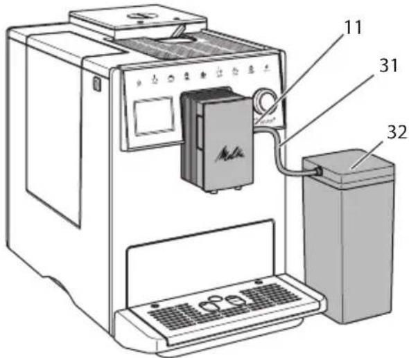 MELITTA CI Touch F630101 - Melkcontainer aansluiten - 1