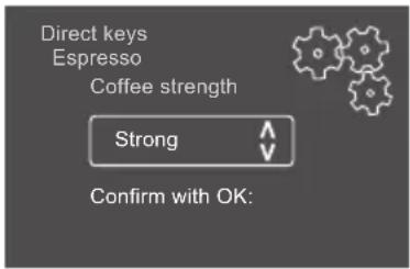 MELITTA CI Touch F630101 - Navigating in the menu - 1