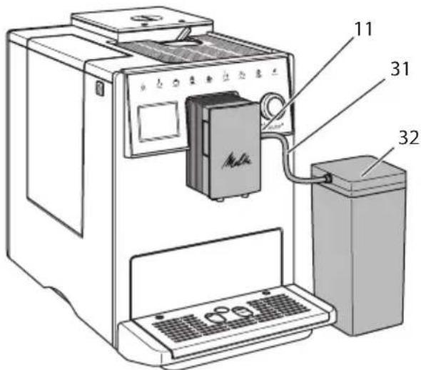 MELITTA CI Touch F630101 - Tilkople melkebeholder - 1