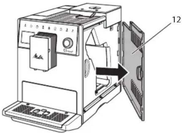 MELITTA CI Touch F630101 - Cleaning the brewing unit - 1