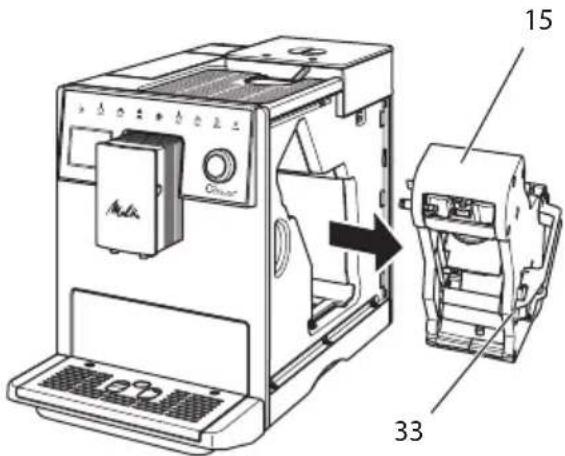 MELITTA CI Touch F630101 - Zetgroep reinigen - 2