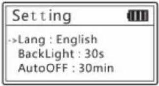 Tripp Lite T015POE - Language Settings - 1