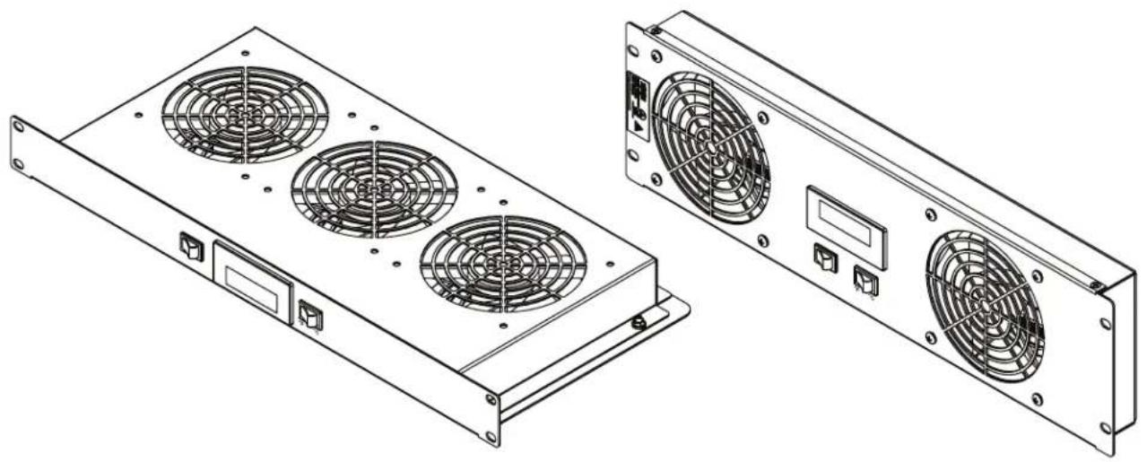Tripp Lite SmartRack SRFAN1UTEMP - Accesorio de Bandeja de Ventilador Triple con Monitoreo de Temperatura de Aire Ambiental SmartRack® - 1