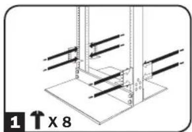 Tripp Lite SmartOnline BP192V12RT3US - 2-Post (Telecom) Mounting - 7