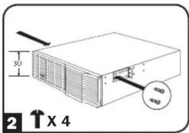 Tripp Lite SmartOnline BP192V12RT3US - Montaje (Rack de 2 Postes o Torre) - 3