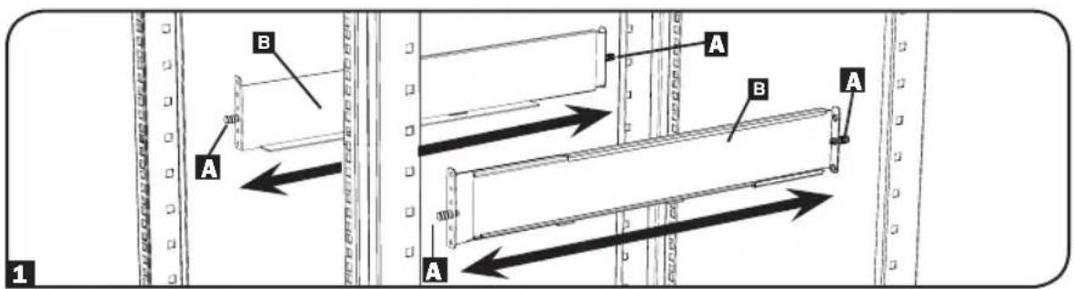 Tripp Lite SmartOnline BP192V12RT3US - 4-Post Mounting - 1